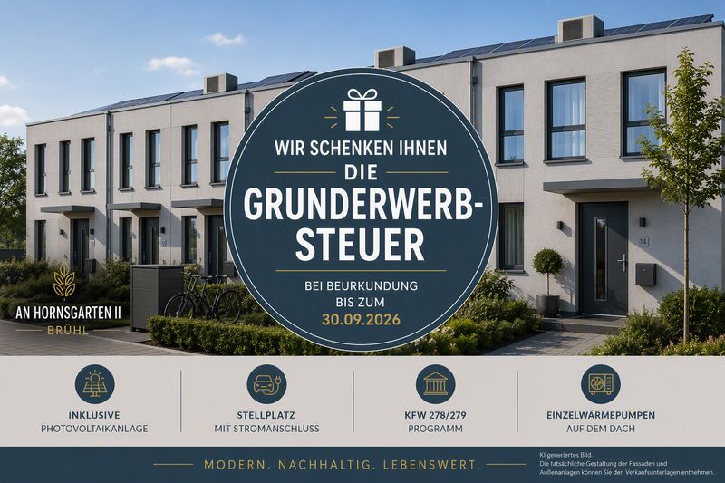 Mehr Eigenkapital. Bessere Finanzierung. Grunderwerbsteuer geschenkt!